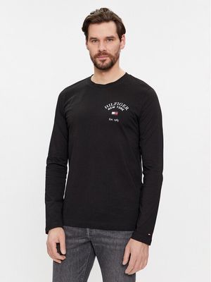 T-shirt męski na jesień Tommy Hilfiger ze sklepu: MODIVO w kategorii: T-shirty męskie - zdjęcie WP-EBWP-BKLVO-LN0_0000303119768