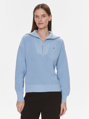 Sweter damski casual Tommy Hilfiger ze sklepu: MODIVO w kategorii: Swetry damskie - zdjęcie WP-EBWP-BKLVO-LN0_0000303121372