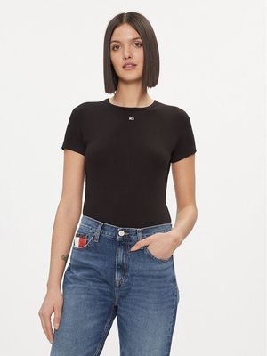 Bluzka damska casual na wiosnę Tommy Jeans ze sklepu: MODIVO w kategorii: Bluzki damskie - zdjęcie WP-EBWP-BKLVO-LN0_0000303122355