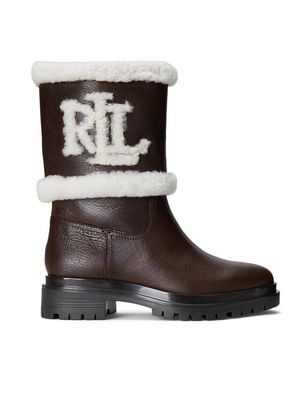 Botki jesienne LAUREN RALPH LAUREN ze sklepu: MODIVO w kategorii: Botki - zdjęcie WP-EBWP-BKLVO-LN0_0000303137618