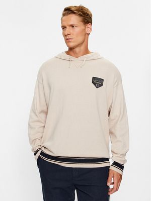 Armani Exchange - Sweter męski w nadruki ze sklepu: MODIVO w kategorii: Swetry męskie - zdjęcie WP-EBWP-BKLVO-LN0_0000303148409