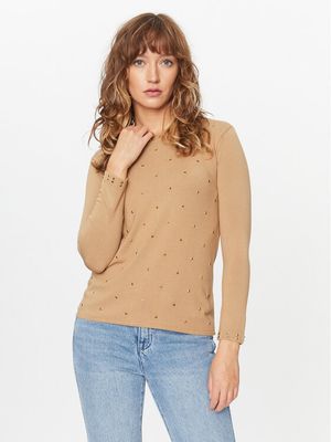 Twinset - Sweter damski na zimę ze sklepu: MODIVO w kategorii: Swetry damskie - zdjęcie WP-EBWP-BKLVO-LN0_0000303161347