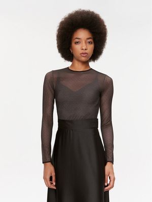 Bluzka damska casual Twinset ze sklepu: MODIVO w kategorii: Bluzki damskie - zdjęcie WP-EBWP-BKLVO-LN0_0000303162542