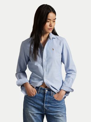 Koszula damska casualowa na wiosnę Polo Ralph Lauren ze sklepu: MODIVO w kategorii: Koszule damskie - zdjęcie WP-EBWP-BKLVO-LN0_0000303183196