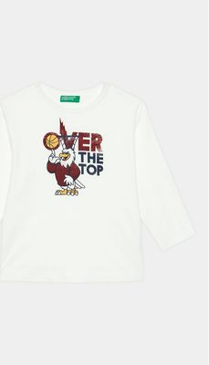 United Colors Of Benetton - Bluzka dziewczęca ze sklepu: MODIVO w kategorii: Bluzki dziewczęce - zdjęcie WP-EBWP-BKLVO-LN0_0000303219123