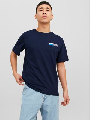T-shirt męski wiosenny Jack & Jones ze sklepu: MODIVO w kategorii: T-shirty męskie - zdjęcie WP-EBWP-BKLVO-LN0_0000303262402