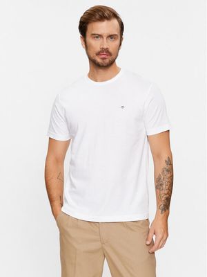 T-shirt męski Gant ze sklepu: MODIVO w kategorii: T-shirty męskie - zdjęcie WP-EBWP-BKLVO-LN0_0000303284053