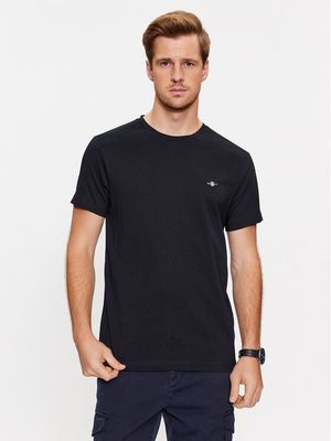 T-shirt męski casual Gant ze sklepu: MODIVO w kategorii: T-shirty męskie - zdjęcie WP-EBWP-BKLVO-LN0_0000303284336