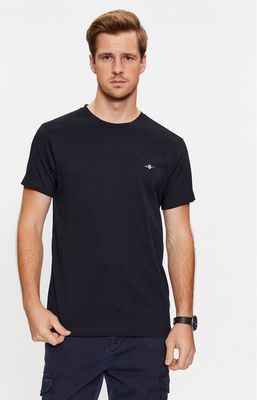 T-shirt męski casual Gant ze sklepu: MODIVO w kategorii: T-shirty męskie - zdjęcie WP-EBWP-BKLVO-LN0_0000303284336
