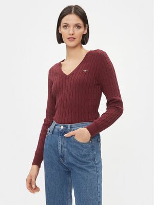 Sweter damski na zimę Gant ze sklepu: MODIVO w kategorii: Swetry damskie - zdjęcie WP-EBWP-BKLVO-LN0_0000303284626