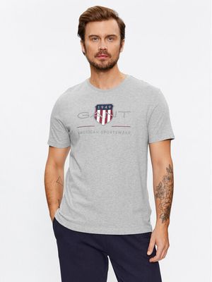 Gant - T-shirt męski ze sklepu: MODIVO w kategorii: T-shirty męskie - zdjęcie WP-EBWP-BKLVO-LN0_0000303284770