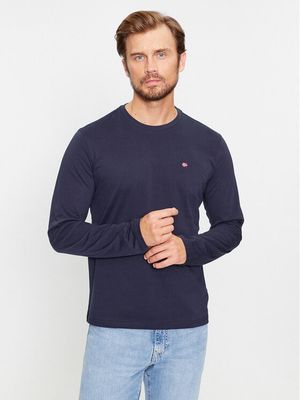 Napapijri - T-shirt męski casualowy ze sklepu: MODIVO w kategorii: T-shirty męskie - zdjęcie WP-EBWP-BKLVO-LN0_0000303305635