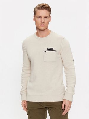 Sweter męski casual Aeronautica Militare ze sklepu: MODIVO w kategorii: Swetry męskie - zdjęcie WP-EBWP-BKLVO-LN0_0000303319755