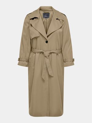 Płaszcz damski casual ONLY Carmakoma ze sklepu: MODIVO w kategorii: Płaszcze damskie - zdjęcie WP-EBWP-BKLVO-LN0_0000303335953