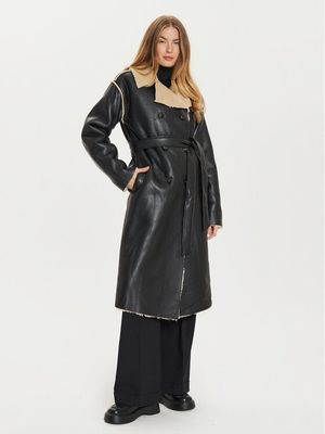 Płaszcz damski casual BRAVE SOUL ze sklepu: MODIVO w kategorii: Płaszcze damskie - zdjęcie WP-EBWP-BKLVO-LN0_0000303348199