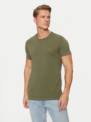 T-shirt męski wiosenny Aeronautica Militare ze sklepu: MODIVO w kategorii: T-shirty męskie - zdjęcie WP-EBWP-BKLVO-LN0_0000303351090