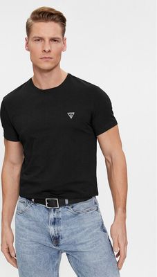 T-shirt męski casual Guess ze sklepu: MODIVO w kategorii: T-shirty męskie - zdjęcie WP-EBWP-BKLVO-LN0_0000303386382