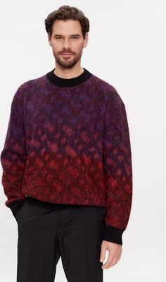 Sweter męski w stylu młodzieżowym na zimę BOSS ze sklepu: MODIVO w kategorii: Swetry męskie - zdjęcie WP-EBWP-BKLVO-LN0_0000303388683