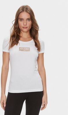 Bluzka damska Guess ze sklepu: MODIVO w kategorii: Bluzki damskie - zdjęcie WP-EBWP-BKLVO-LN0_0000303397739