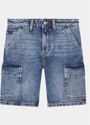 Spodenki chłopięce letnie Calvin Klein Jeans ze sklepu: MODIVO w kategorii: Spodenki chłopięce - zdjęcie WP-EBWP-BKLVO-LN0_0000303409975
