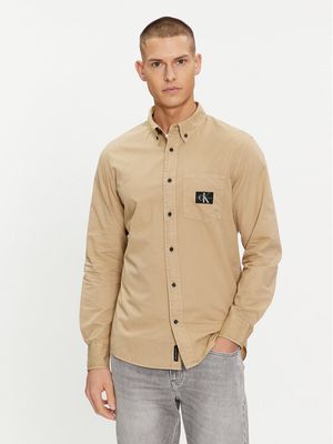 Koszula męska jesienna casual Calvin Klein Jeans ze sklepu: MODIVO w kategorii: Koszule męskie - zdjęcie WP-EBWP-BKLVO-LN0_0000303410797