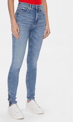 Jeansy damskie w miejskim stylu Calvin Klein Jeans ze sklepu: MODIVO w kategorii: Jeansy damskie - zdjęcie WP-EBWP-BKLVO-LN0_0000303414627
