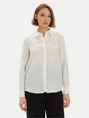 Koszula damska wiosenna elegancka Tommy Hilfiger ze sklepu: MODIVO w kategorii: Koszule damskie - zdjęcie WP-EBWP-BKLVO-LN0_0000303419462