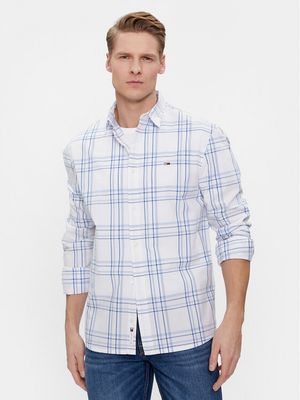 Tommy Jeans - Koszula męska casualowa ze sklepu: MODIVO w kategorii: Koszule męskie - zdjęcie WP-EBWP-BKLVO-LN0_0000303422516