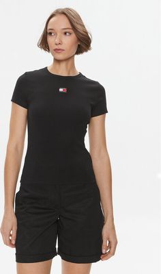 Bluzka damska casual Tommy Jeans ze sklepu: MODIVO w kategorii: Bluzki damskie - zdjęcie WP-EBWP-BKLVO-LN0_0000303423056
