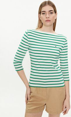 Bluzka damska na wiosnę Tommy Hilfiger ze sklepu: MODIVO w kategorii: Bluzki damskie - zdjęcie WP-EBWP-BKLVO-LN0_0000303425395