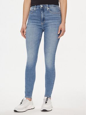 Jeansy damskie casualowe Calvin Klein Jeans ze sklepu: MODIVO w kategorii: Jeansy damskie - zdjęcie WP-EBWP-BKLVO-LN0_0000303428310