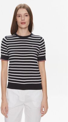 Sweter damski casual Tommy Hilfiger ze sklepu: MODIVO w kategorii: Swetry damskie - zdjęcie WP-EBWP-BKLVO-LN0_0000303428600