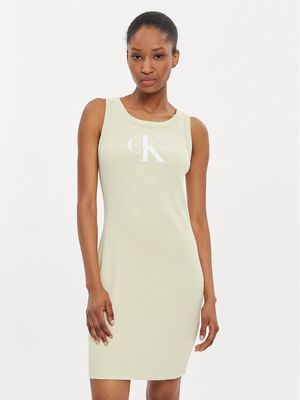 Sukienka dopasowana Calvin Klein Jeans ze sklepu: MODIVO w kategorii: Sukienki - zdjęcie WP-EBWP-BKLVO-LN0_0000303429287