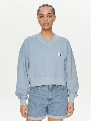 Bluza damska na jesień Calvin Klein Jeans ze sklepu: MODIVO w kategorii: Bluzy damskie - zdjęcie WP-EBWP-BKLVO-LN0_0000303429683