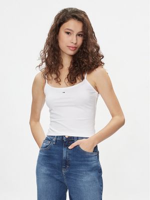 Bluzka damska casual Tommy Jeans ze sklepu: MODIVO w kategorii: Bluzki damskie - zdjęcie WP-EBWP-BKLVO-LN0_0000303430580