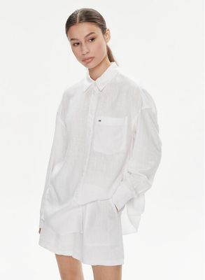 Koszula damska elegancka Tommy Jeans ze sklepu: MODIVO w kategorii: Koszule damskie - zdjęcie WP-EBWP-BKLVO-LN0_0000303431358