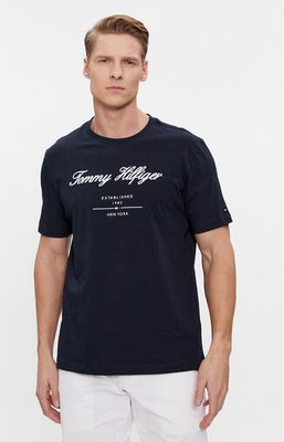 T-shirt męski wiosenny Tommy Hilfiger ze sklepu: MODIVO w kategorii: T-shirty męskie - zdjęcie WP-EBWP-BKLVO-LN0_0000303432003