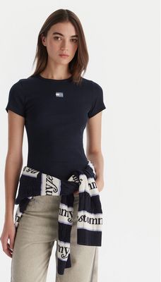 Tommy Jeans - Bluzka damska ze sklepu: MODIVO w kategorii: Bluzki damskie - zdjęcie WP-EBWP-BKLVO-LN0_0000303434823