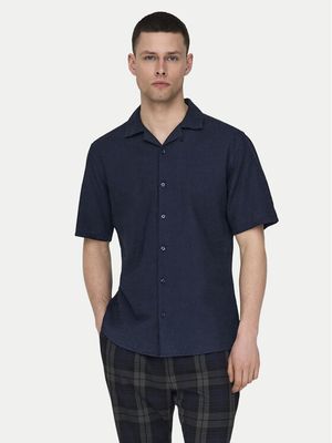 Koszula męska casual z kołnierzykiem button down Only & Sons ze sklepu: MODIVO w kategorii: Koszule męskie - zdjęcie WP-EBWP-BKLVO-LN0_0000303460761