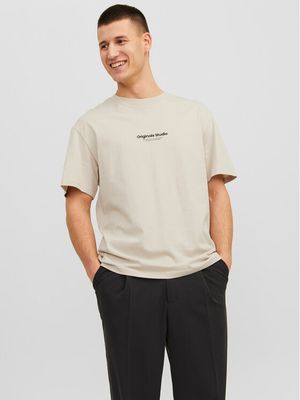 T-shirt męski wiosenny Jack & Jones ze sklepu: MODIVO w kategorii: T-shirty męskie - zdjęcie WP-EBWP-BKLVO-LN0_0000303482244