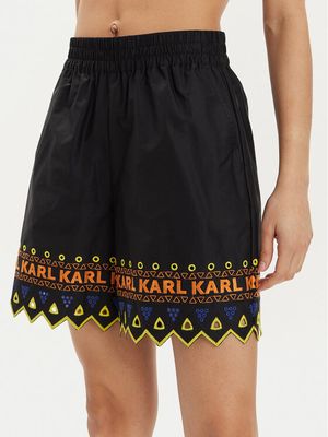 Szorty na lato w stylu młodzieżowym Karl Lagerfeld ze sklepu: MODIVO w kategorii: Szorty - zdjęcie WP-EBWP-BKLVO-LN0_0000303502638