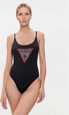 Guess - Strój kąpielowy w stylu młodzieżowym ze sklepu: MODIVO w kategorii: Stroje kąpielowe - zdjęcie WP-EBWP-BKLVO-LN0_0000303510039