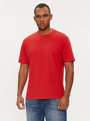 T-shirt męski na wiosnę Guess ze sklepu: MODIVO w kategorii: T-shirty męskie - zdjęcie WP-EBWP-BKLVO-LN0_0000303511609