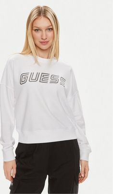 Guess - Bluza damska ze sklepu: MODIVO w kategorii: Bluzy damskie - zdjęcie WP-EBWP-BKLVO-LN0_0000303517328
