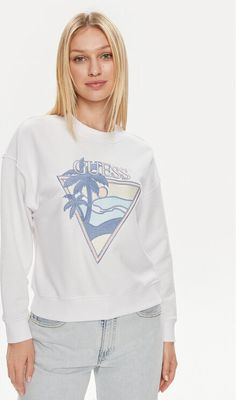 Bluza damska na jesień Guess ze sklepu: MODIVO w kategorii: Bluzy damskie - zdjęcie WP-EBWP-BKLVO-LN0_0000303519698