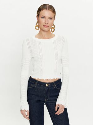 Sweter damski jesienny Guess ze sklepu: MODIVO w kategorii: Swetry damskie - zdjęcie WP-EBWP-BKLVO-LN0_0000303520175