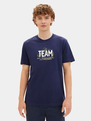 T-shirt męski Tom Tailor Denim ze sklepu: MODIVO w kategorii: T-shirty męskie - zdjęcie WP-EBWP-BKLVO-LN0_0000303546120
