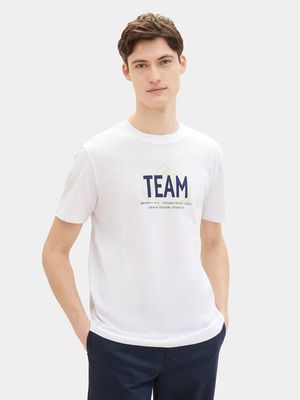 T-shirt męski młodzieżowy Tom Tailor Denim ze sklepu: MODIVO w kategorii: T-shirty męskie - zdjęcie WP-EBWP-BKLVO-LN0_0000303546144