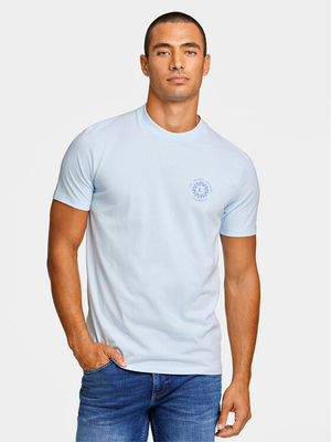 T-shirt męski casual Lindbergh ze sklepu: MODIVO w kategorii: T-shirty męskie - zdjęcie WP-EBWP-BKLVO-LN0_0000303585402