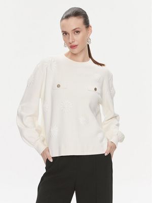 Sweter damski casual Twinset ze sklepu: MODIVO w kategorii: Swetry damskie - zdjęcie WP-EBWP-BKLVO-LN0_0000303591229